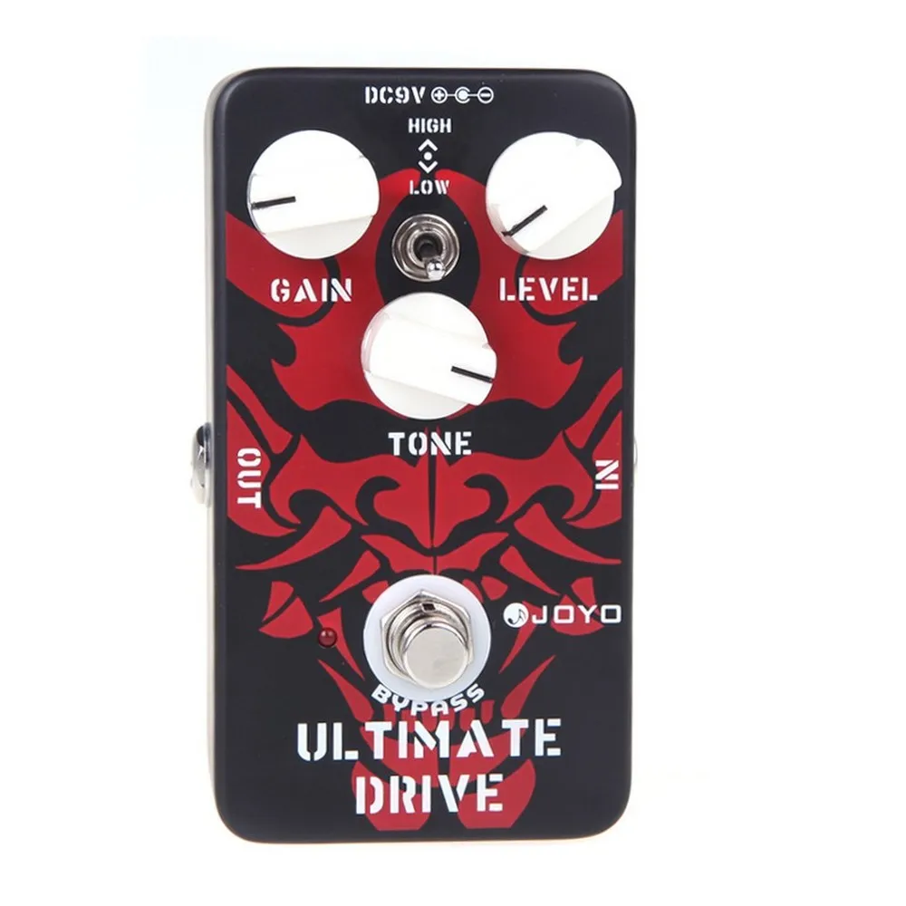 Гитарные эффекты JOYO JF 02 Ultimate Overdrive Pedal с настоящим байпасным проводным