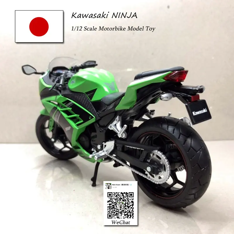 Модель мотоцикла JOYCITY в масштабе 1/12 игрушки KAWASAKI NINJA/H2 литые под давлением