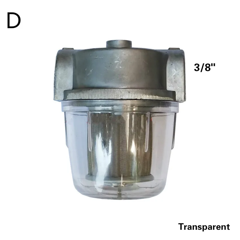 25L/H CX масляный фильтр полностью алюминиевая прозрачная чашка 1/4 &quot3/8&quot Малый