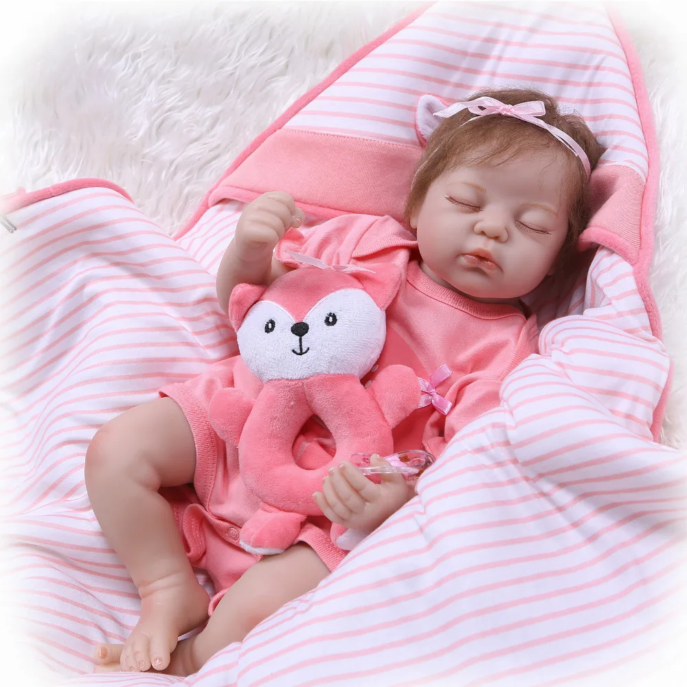 Nicery 20 22 дюйма 50 55 см Bebe Reborn Doll Мягкая силиконовая игрушка для мальчиков и девочек