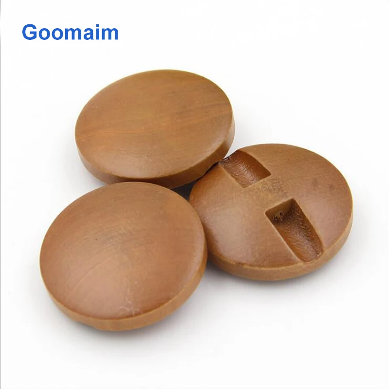 100 шт. деревянные пуговицы для джинсов | Дом и сад