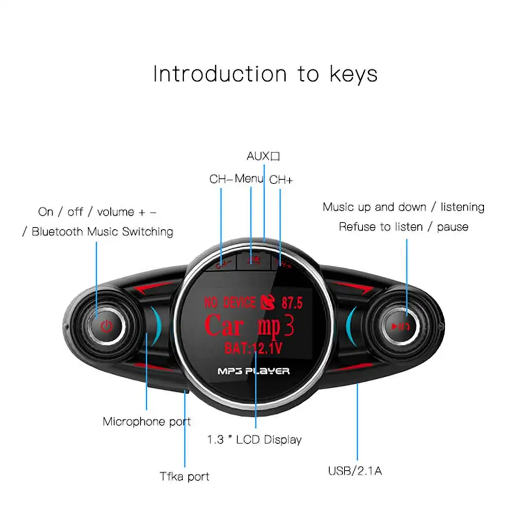 Беспроводной Bluetooth FM передатчик Аудио Автомобильный Mp3 плеер AUX модулятор Handsfree автомобильный комплект двойной USB Автомобильное зарядное устройство автомобильные аксессуары