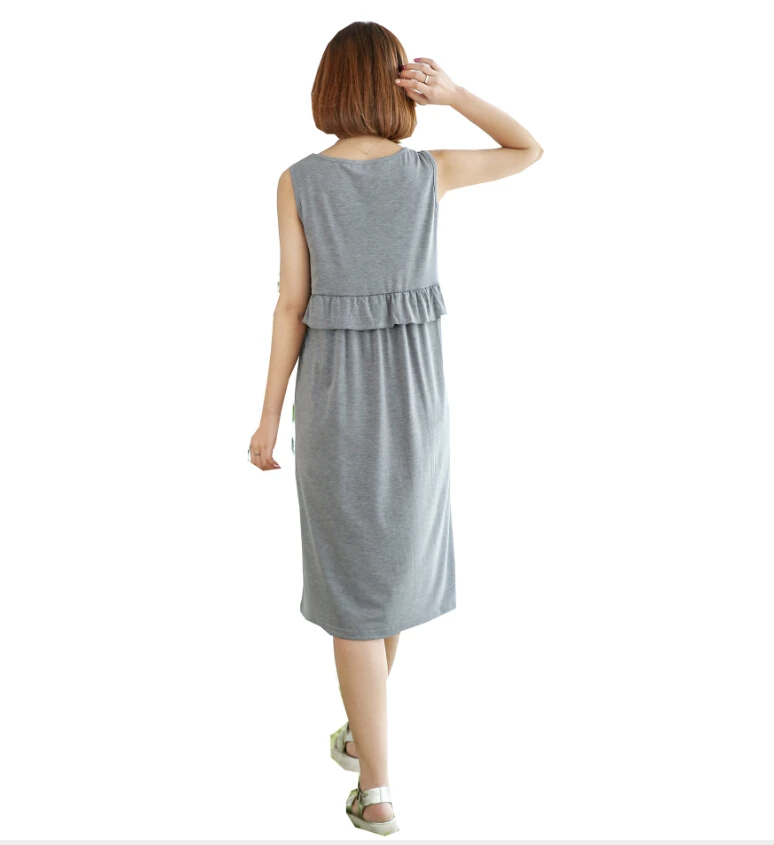 Maternity Pajamas Dresses Nursing Nightgown Sleepwear Nightwear Pregnancy Clothing Breastfeeding Clothes for Pregnant Women | Мать и