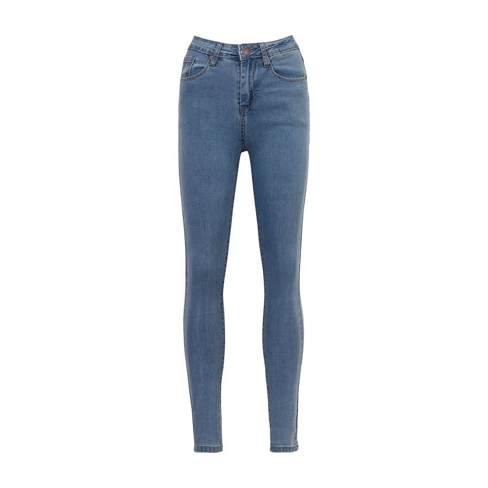 Женские классические джинсы Yanueun винтажные облегающие карандаш с высокой
