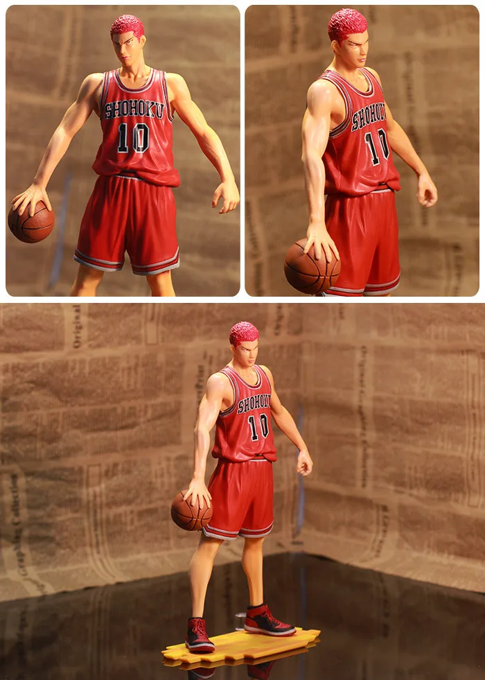 Аниме Slam Dunk Shohoku Sakuragi Hanamichi № 10 ПВХ экшн фигурки Баскетбол коллекционные предметы