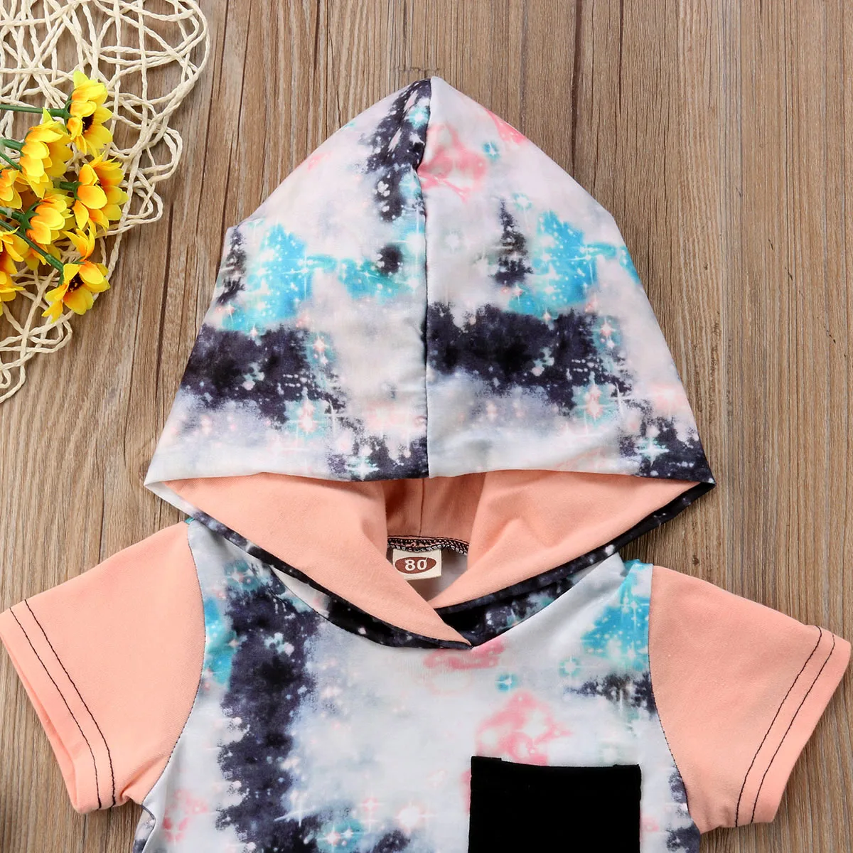 2 предмета одежда для маленьких мальчиков и девочек топы с капюшоном футболка