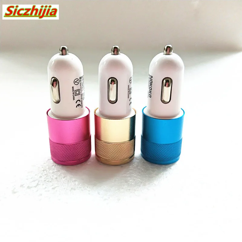 Автомобильное зарядное устройство USB из алюминиевого сплава для Ford Focus Fusion Escort Kuga