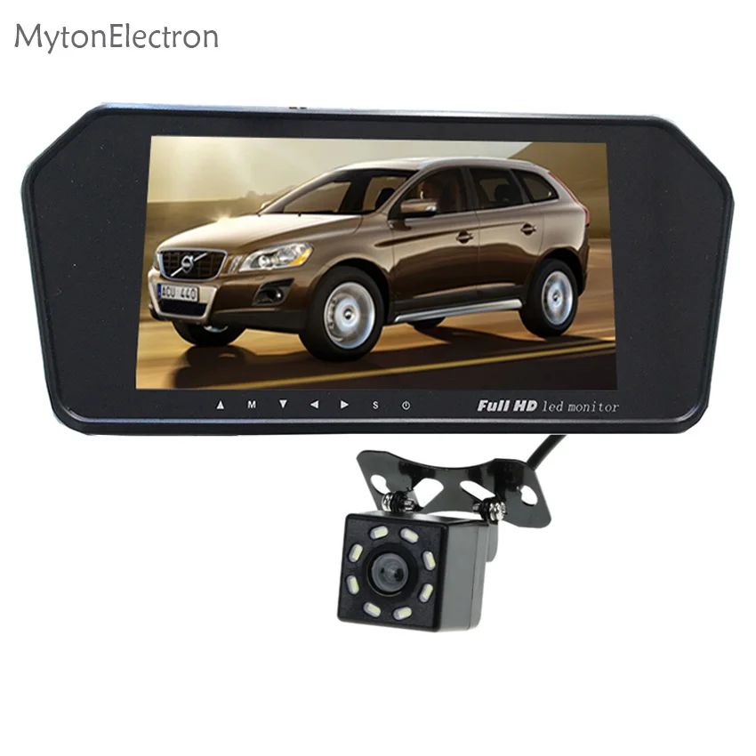 Водонепроницаемая зеркальная камера заднего вида с 8 светодиодный и ным 7