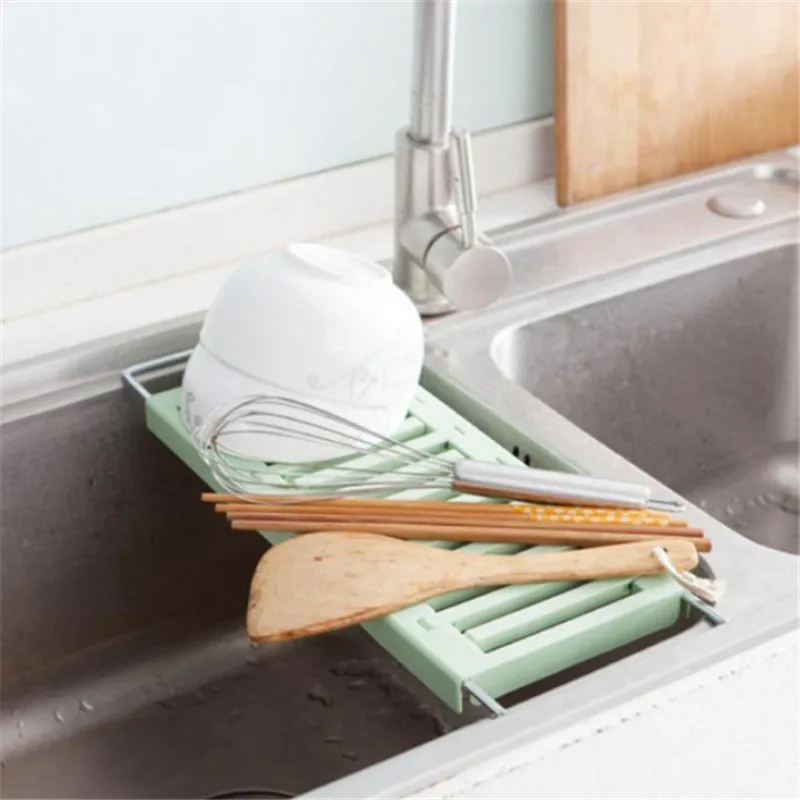 Multi-function Kitchen Rack Dish Self Draining Sink Storage Basin Drying Organizer Stands Utensils Towel | Дом и сад