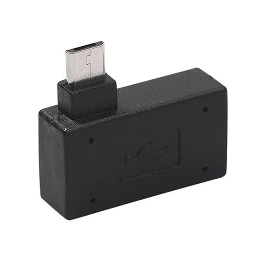 Конвертер USB 2,0 хост микро левый/правый угол 90 градусов OTG адаптер для телефона/планшета