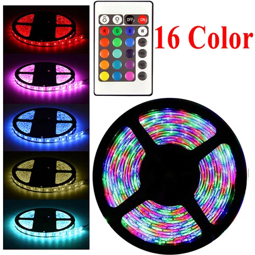 20 цветов RGB Светодиодная лента 220 В светильник 5050 2835 10 м 5 м 20 м светодиодный светильник rgb светодиодный s Лента Диодная лента гибкий контроллер адаптер 12 в комплект - Испускаемый цвет: 2835 24k Full Set
