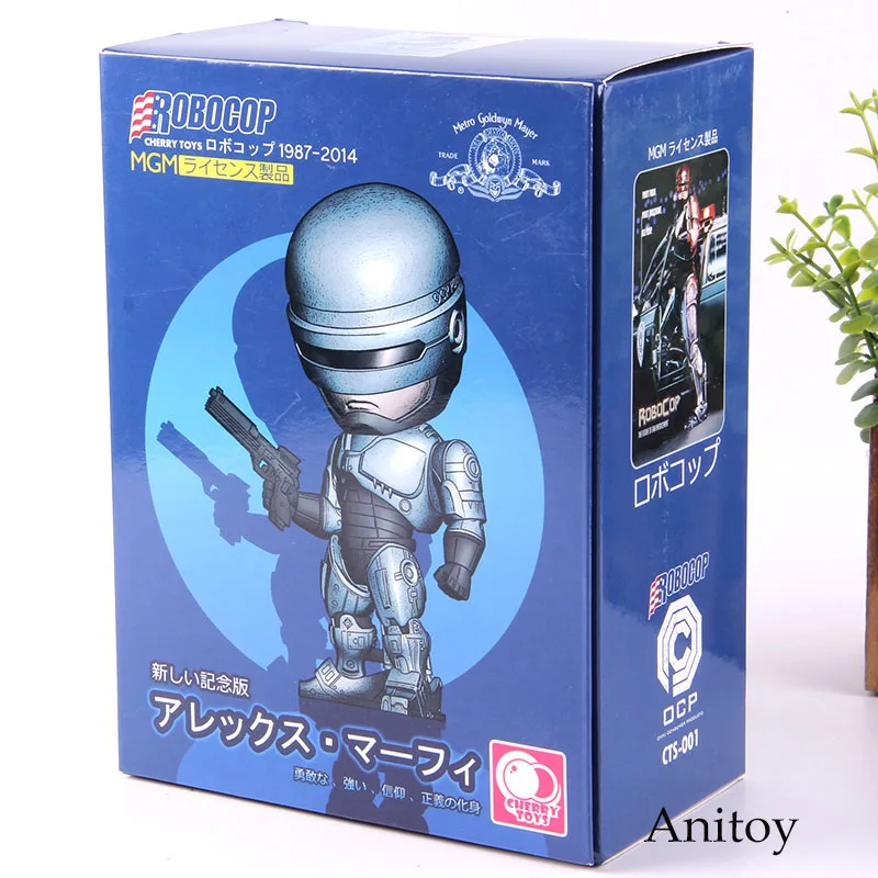 Q версия RoboCop фигурка 1987- игрушки с вишней RoboCop ПВХ Коллекция Модель игрушки подарок на день рождения 12 см