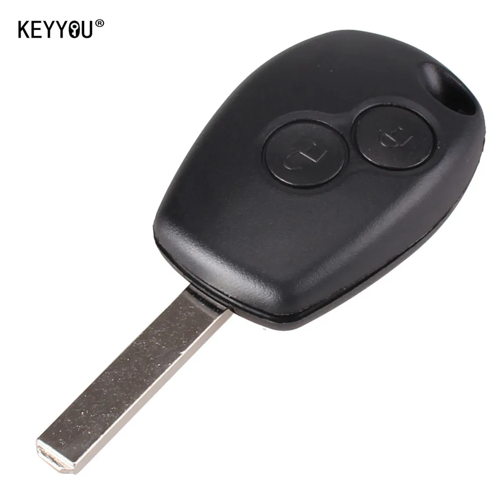 KEYYOU 10x Новый Сменный 2 кнопки брелок для пульта дистанционного управления чехол
