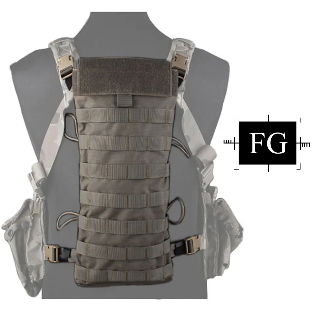 fg EMERSONGEAR гидратация задняя панель походная сумка для воды 2,5 л гидратация Военная армейская тактическая сумка для воды Мультикам EM5815 - Цвет: fg