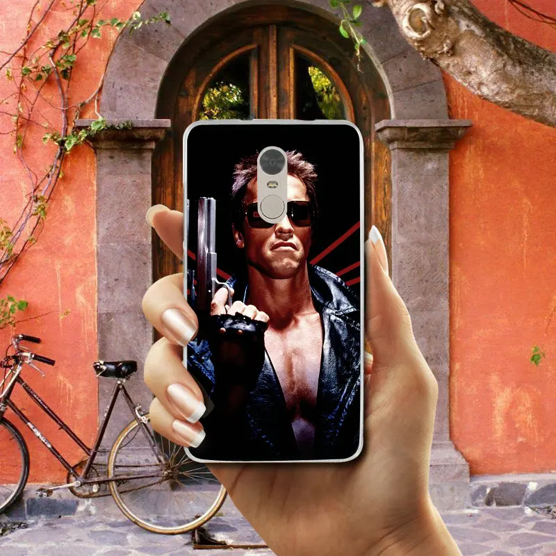 The Terminator Slim Silicone Soft TPU Phone Cases for Xiaomi Redmi Mi Note 2 3S 4X 4A 6 5 5S 5A 8 A1 Pro Plus Max Shell | Мобильные