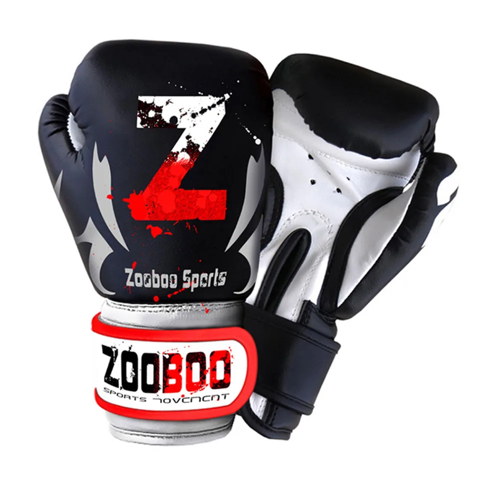 Боксерские перчатки ZOOBOO MMA Muay Thai боксерские Sanda Kungfu Wushu для мужчин и женщин