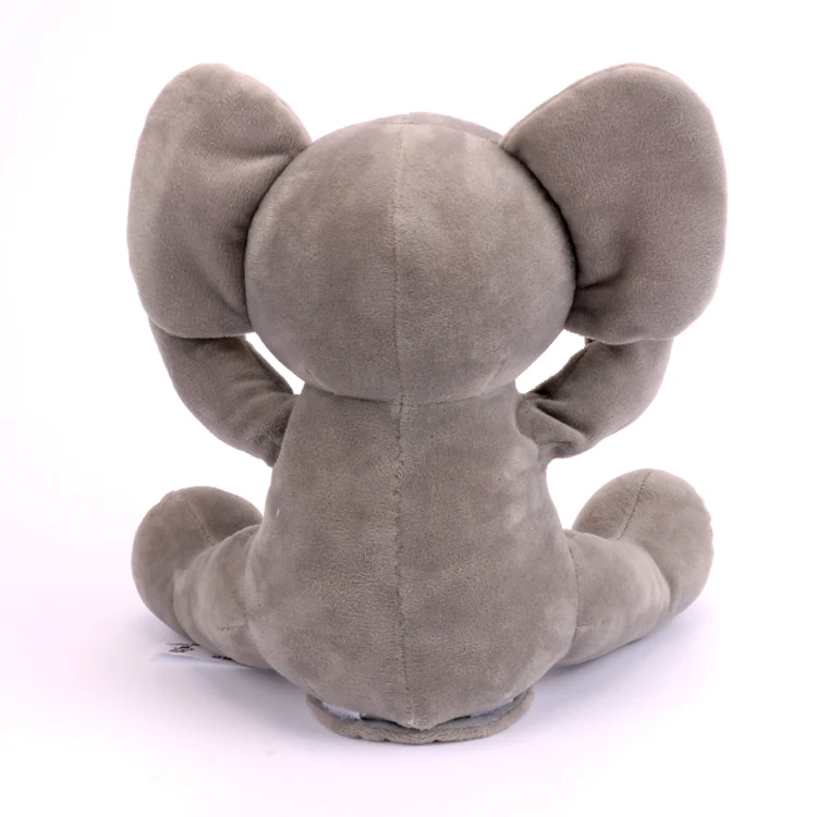 Бесплатная доставка новый Peek A Boo Elephant мягкая анимированная и плюшевая игрушка