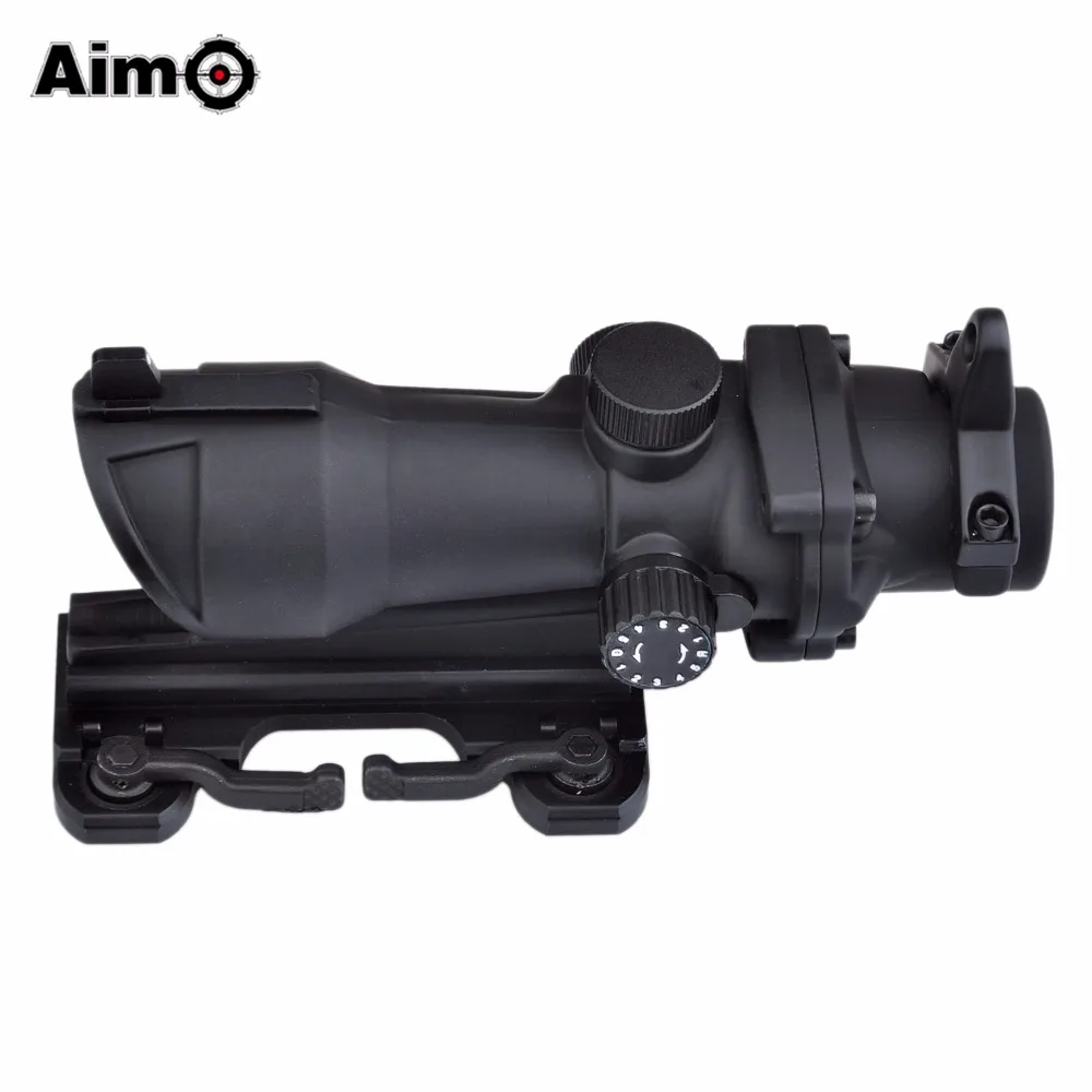 Aim-O ACOG 4x32 винтовка Зрительная труба красно-Зеленая Сетка с креплением Riflescope охотничий аксессуар ACOG 4x32 AO5319