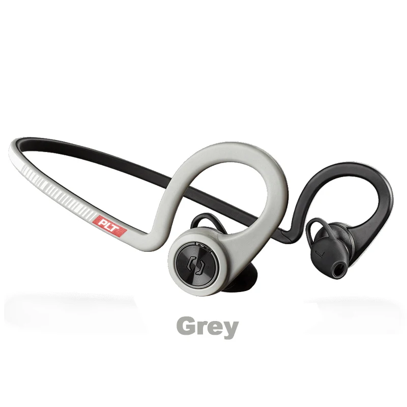 Grey Оригинальные наушники Plantronics BackBeat Fit, беспроводные наушники Bluetooth, разноцветные спортивные гарнитуры для xiaomi SamSung - Цвет: Grey
