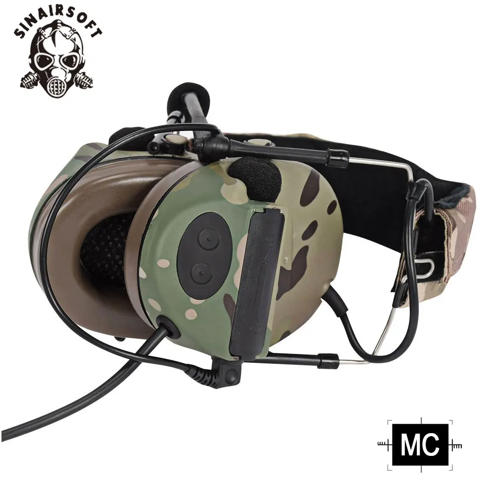 MC SINAIRSOFT Z-tactical Sordin тактические гарнитуры страйкбол Comtac Z 041 ZComtac II Гарнитура Стиль шлем шумоподавление наушники - Цвет: MC