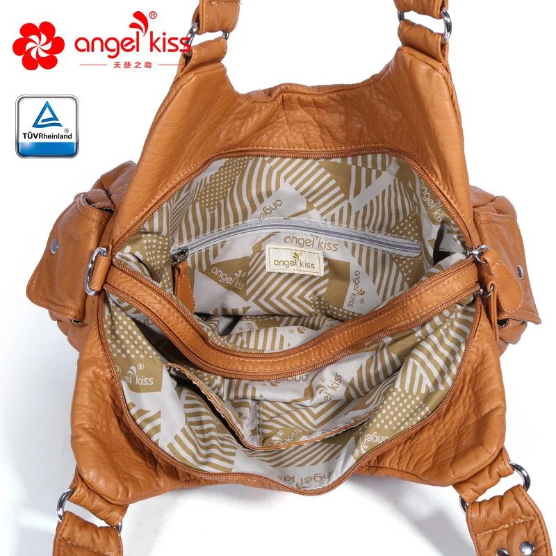 Angel Kiss сумки женские винтажные цветные водонепроницаемый кошелек 8420|Сумки с