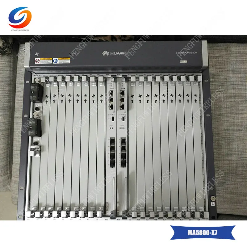 Самые горячие новые оригинальные Hua wei SmartAXMA5800T X7 OLT с 2 * MPLA управлением и