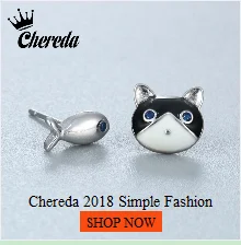 Chereda трендовые серьги в виде мышей, золотые серьги-гвоздики из нержавеющей стали для женщин, милые серьги с Микки Маусом, подарок