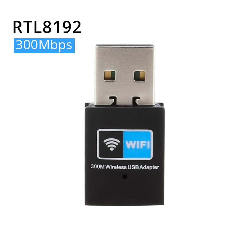 300 Мбит/с USB Wi-Fi ТВ адаптер Беспроводной сетевой карты антенны передатчик Mini-USB