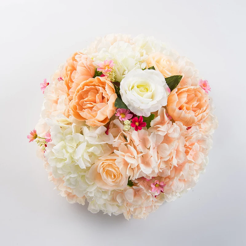 35cm Wedding Rose Hydrangea Flower Ball 10pcs/lot Artificial Wall Backdrop Decoration Table Centerpiece | Дом и сад