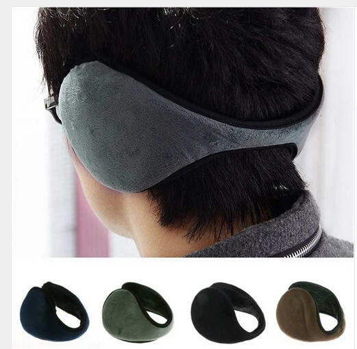 2018 новый черный флисовые теплые наушники зимние халява уха обертывание ленты