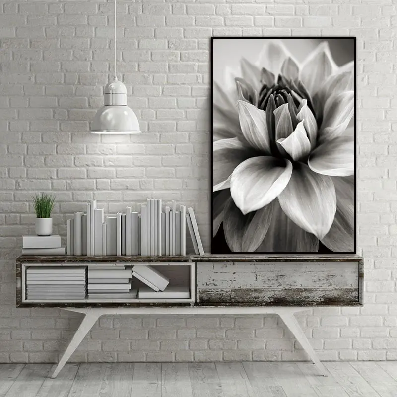 Один кусок красивый картины на холсте с цветами плакат принтер картина