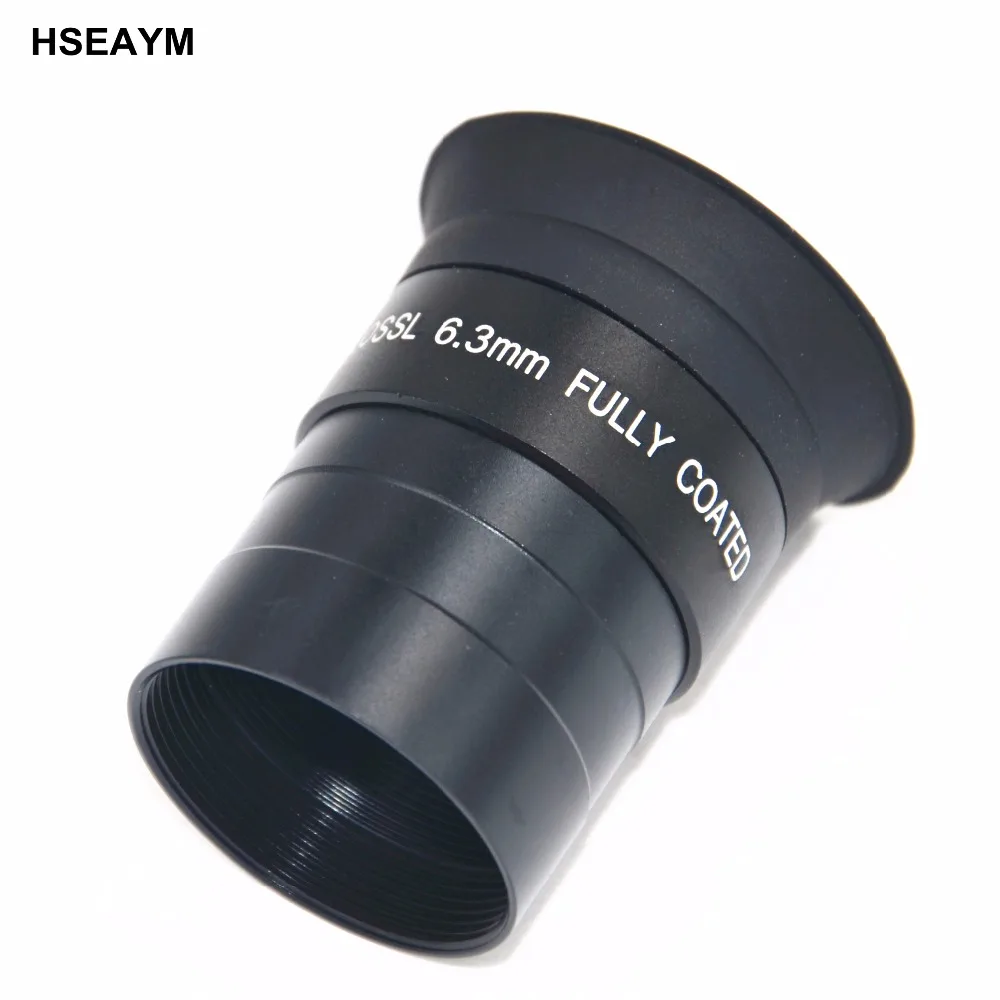 HSEAYM PLOSSL 6,3 мм FMC широкополосный 1,25 дюйма(31,7 мм) Оптический стеклянный металлический астрономический телескоп окуляр фокусное расстояние