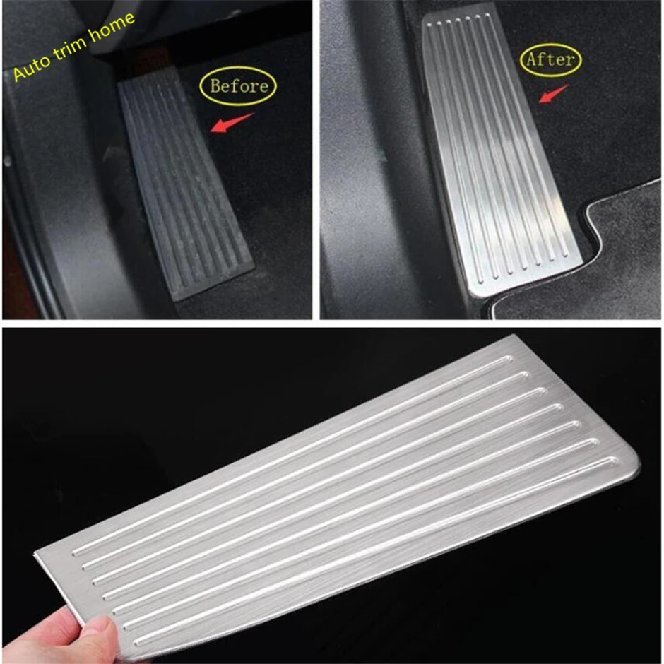 

Car Footboard Pedal Foot Rest Plate Footrest Cover Trim Fit For VOLVO XC60 2018 2019 2020 2021 Auto Accessories Stainless Steel