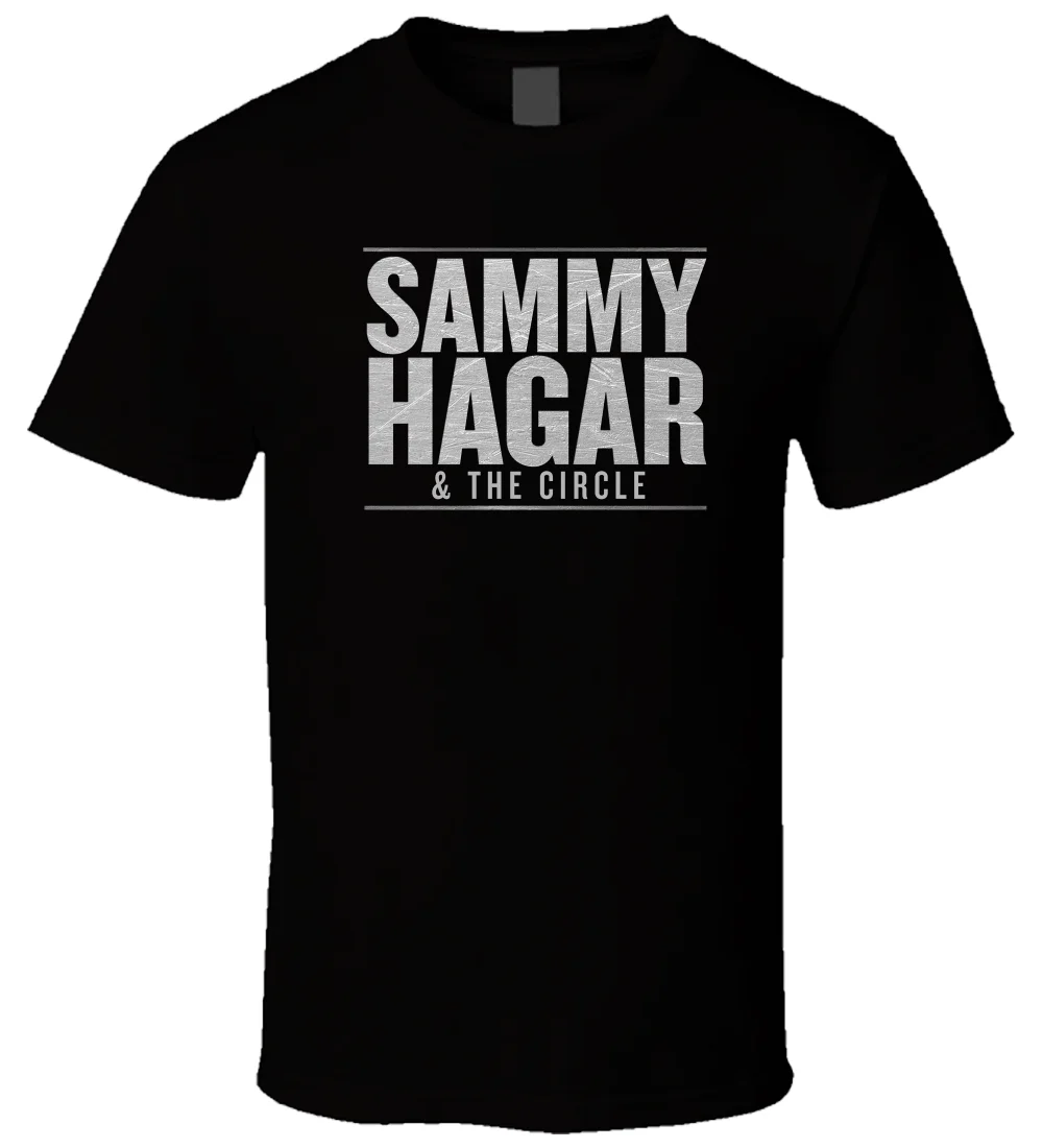 Sammy Hagar The Red Rocker 5 черная футболка Подарочная с принтом Футболка в стиле хип-хоп