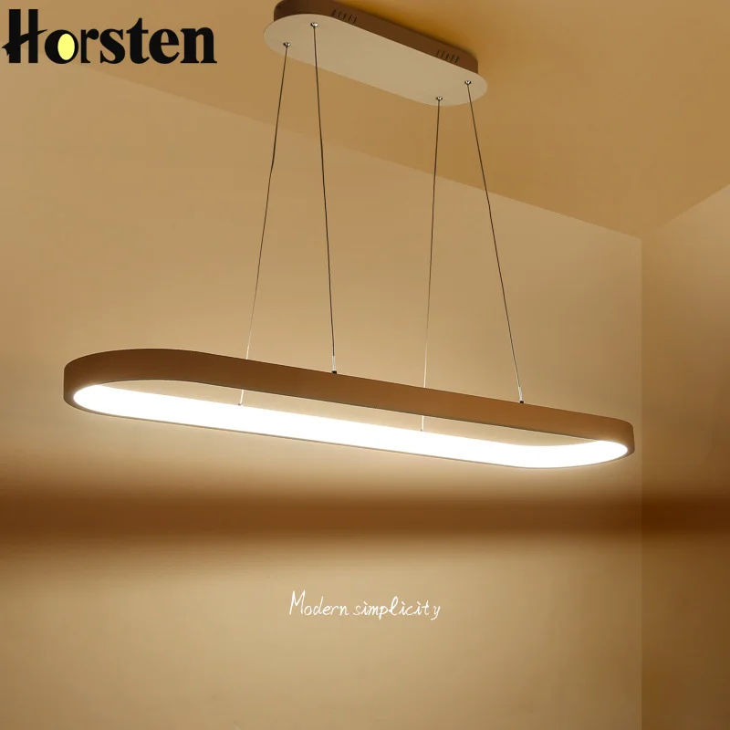 Современный минимализм овальное кольцо светодиодный ные подвесные светильники