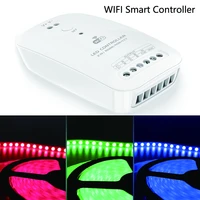 rgbwcct wifi led controller dc9v 24v wireless remote switch led light strip controller app combitible echo alexa google home