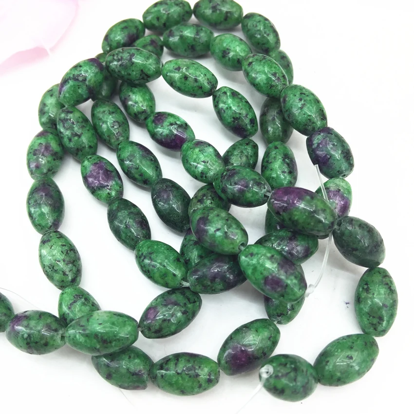 5 типов разноцветный красный зеленый камень овальная форма abacus rice в форме монет