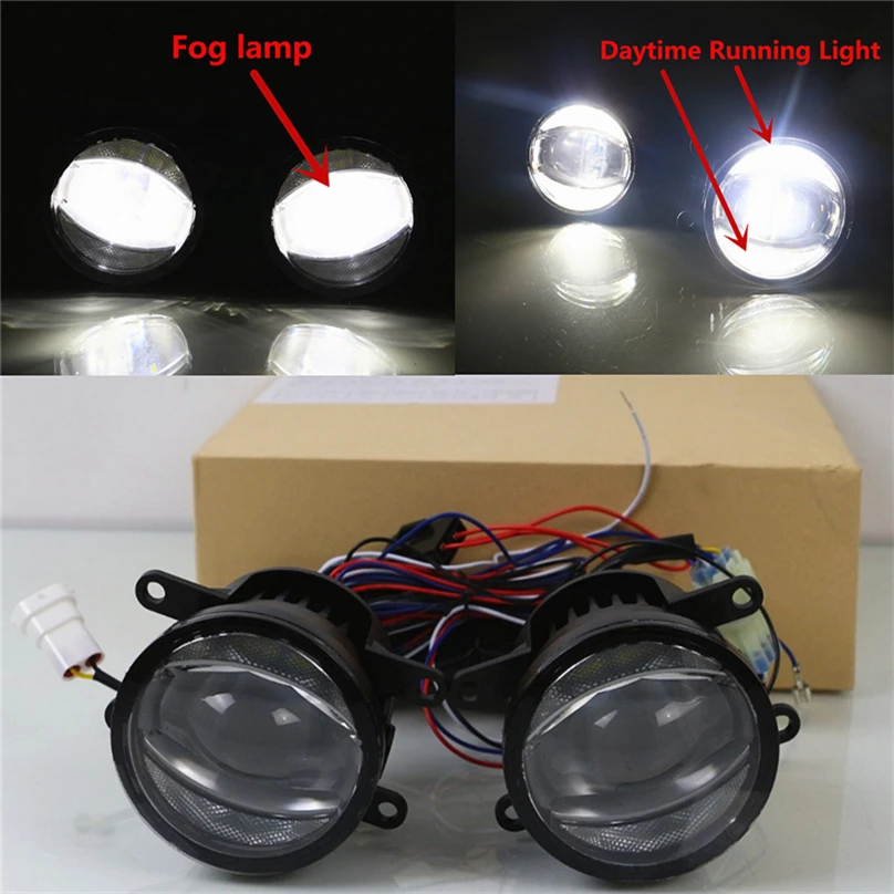 Автомобильная проблесковая Безопасность вождения 1 комплект 3 5 дюйма LED