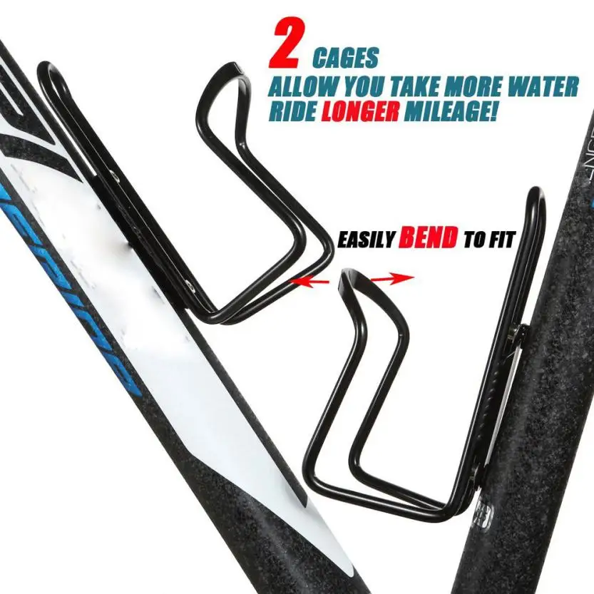 Велосипедный держатель для бутылки с водой несущей спорт пить воду контейнер