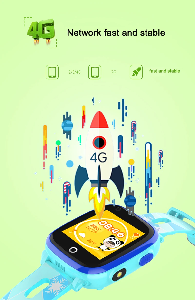 Смарт-часы 4G, водонепроницаемые детские Смарт-часы, Android, gps, wifi, трекер, видео вызов, удаленная камера, детские часы, смартфон, часы
