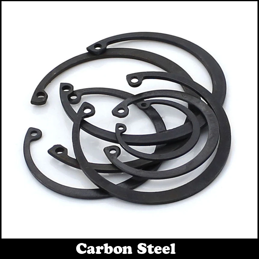 

M17 M18 M19 Carbon Steel Mn65 Spring Washer DIN472 C Type Snap Retaining Ring For 17mm 18mm 19mm Inside Internal Shaft Circlip