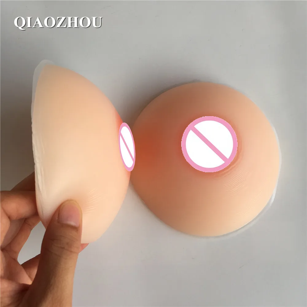 500g/pair mastectomy bra fake breasts realistic silicone breast form nude skin tone small A cup |