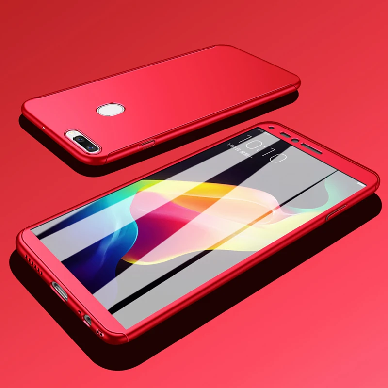 Ударопрочный 360 градусов полный защитный чехол для VIVO V3 Max V3Max Тонкий Жесткий ПК с