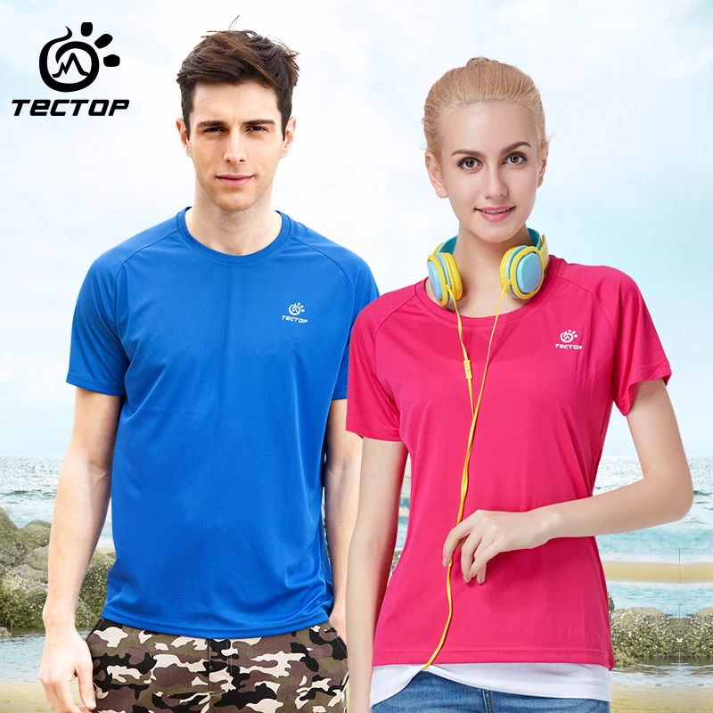 

Tectop men women outdoor lovers t-shirt ultra-light breathable short-sleeve T-shirts camping hiking quick-drying t-shirt