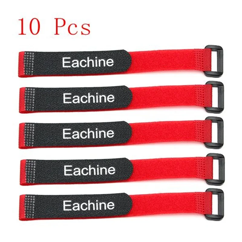 High Quality 10PCS 26cm Eachine Lipo Battery Tie Down Strap Black Blue Green Yellow Red | Игрушки и хобби