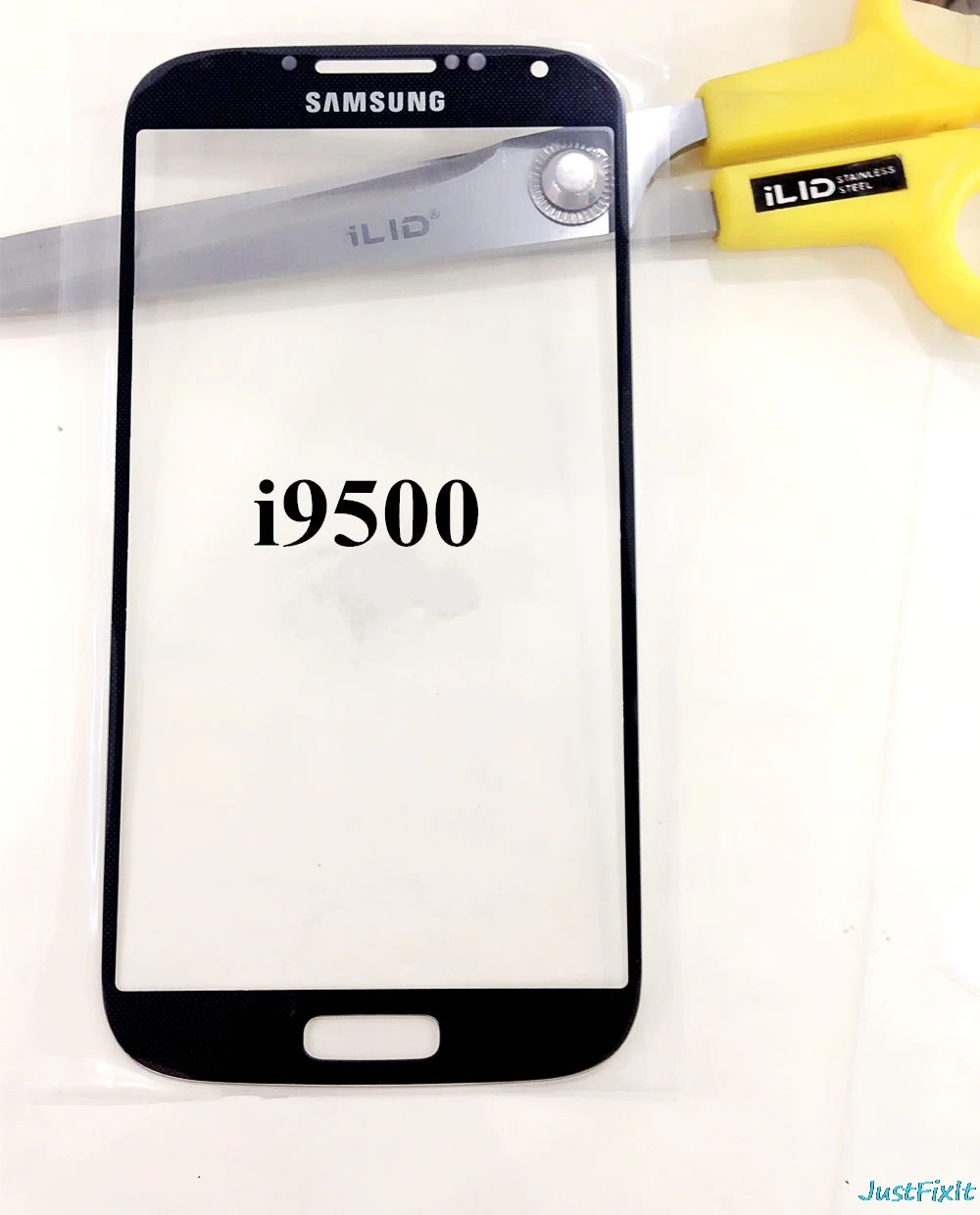 10 шт./лот переднее стекло для samsung Galaxy S4 i9500 i9505 ЖК-дисплей Замена + наклейки |