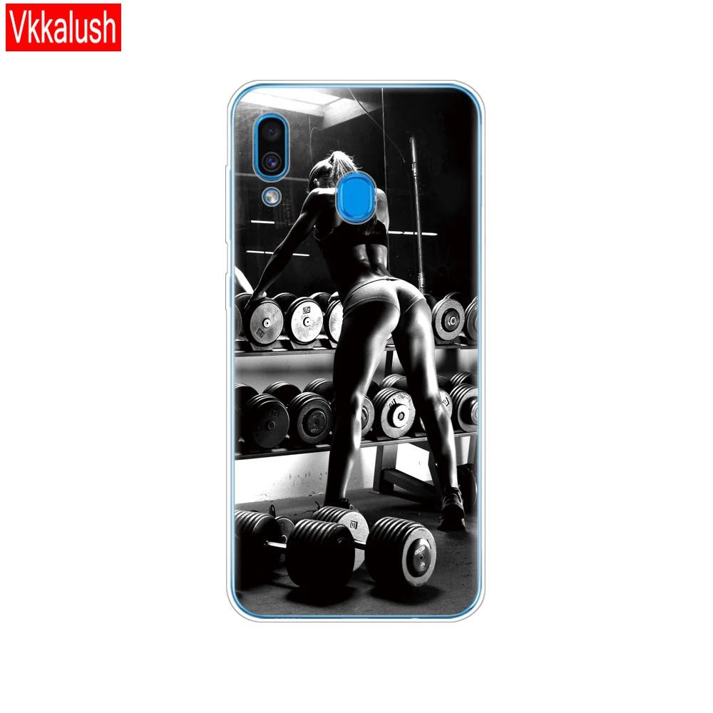 80091 Чехол для Samsung Galaxy A20, чехол A20E, силиконовая задняя крышка из ТПУ для Samsung A20 A 20 A205F A20E A202F, мягкий чехол, бампер - Цвет: 80091
