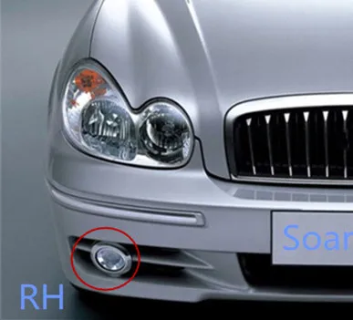 Right side RH Soarhorse для hyundai Sonata 2002 2003 2004 2005 переднего бампера противотуманные фары противотуманные лампы - Цвет: Right side RH