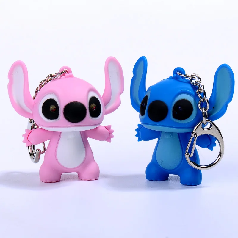 Lilo & Stitch мини стежка светодиодный свет можно сказать я люблю вас сумка для ключей
