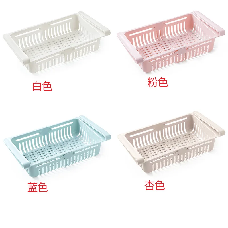 Новый креативный Телескопический ящик для хранения в холодильнике разделитель